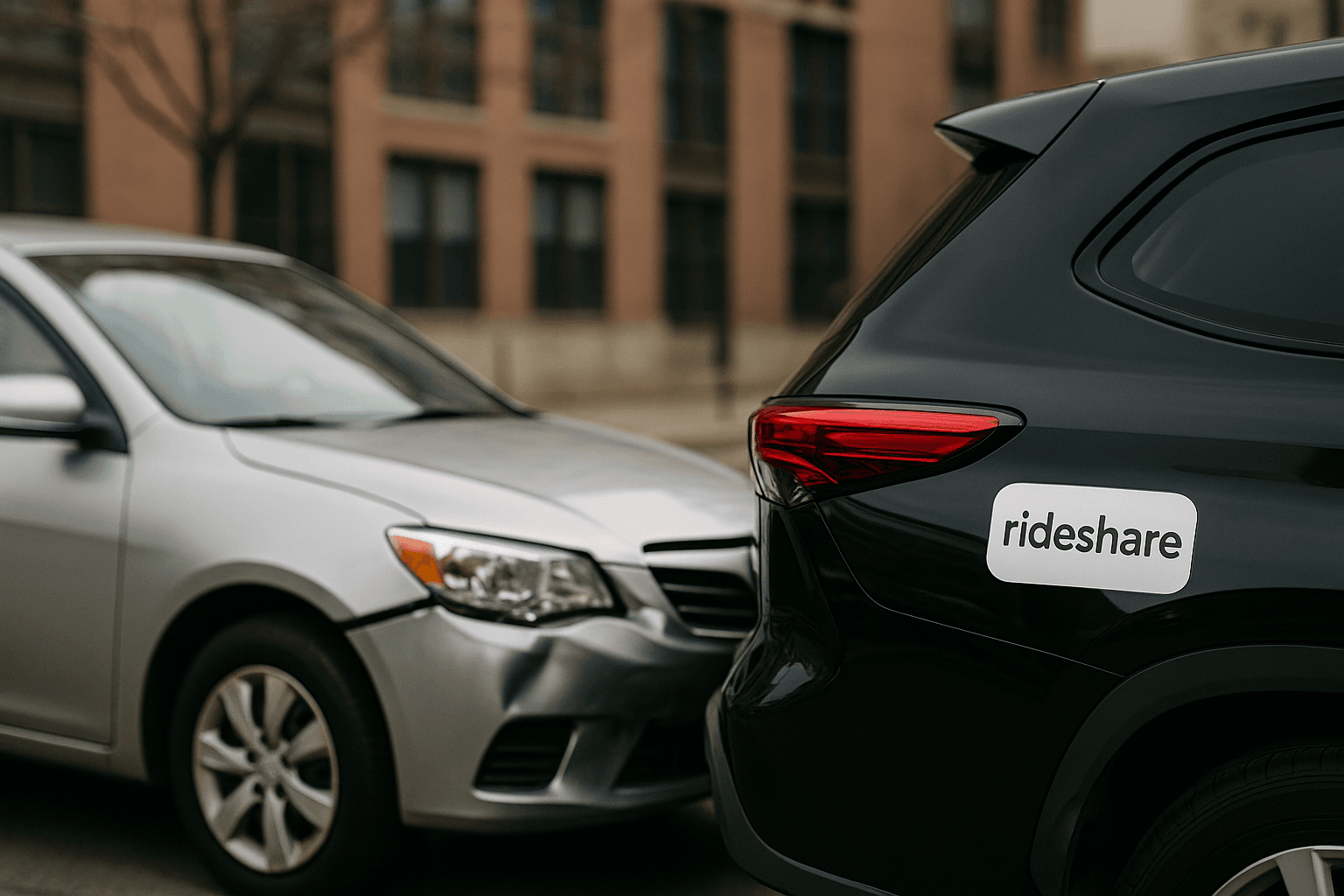 How improper parking increases rideshare crash risk