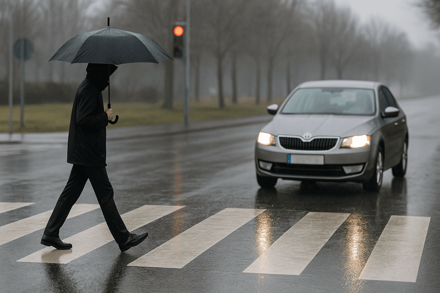 Pedestrian accidents and weather-related risks