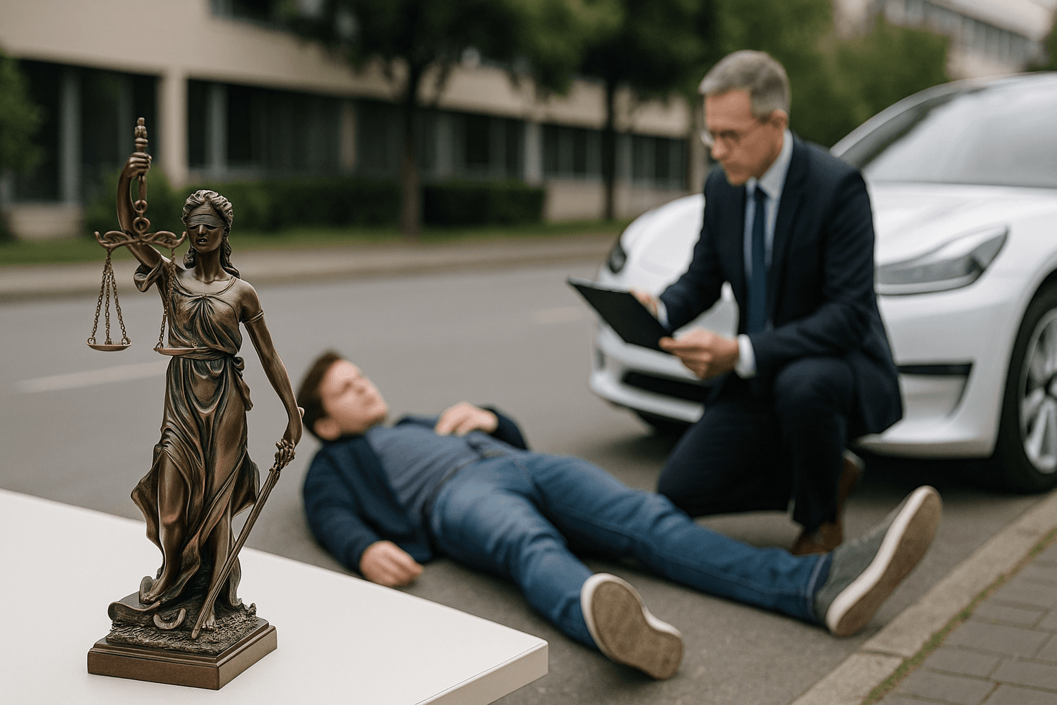 What happens in pedestrian accidents with self-driving cars?