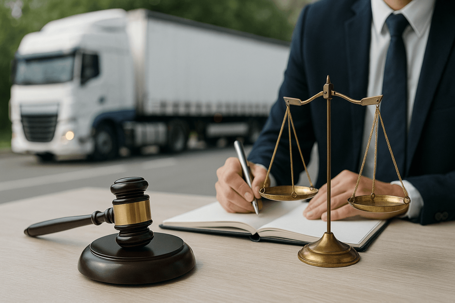What are the top causes of commercial truck crashes?